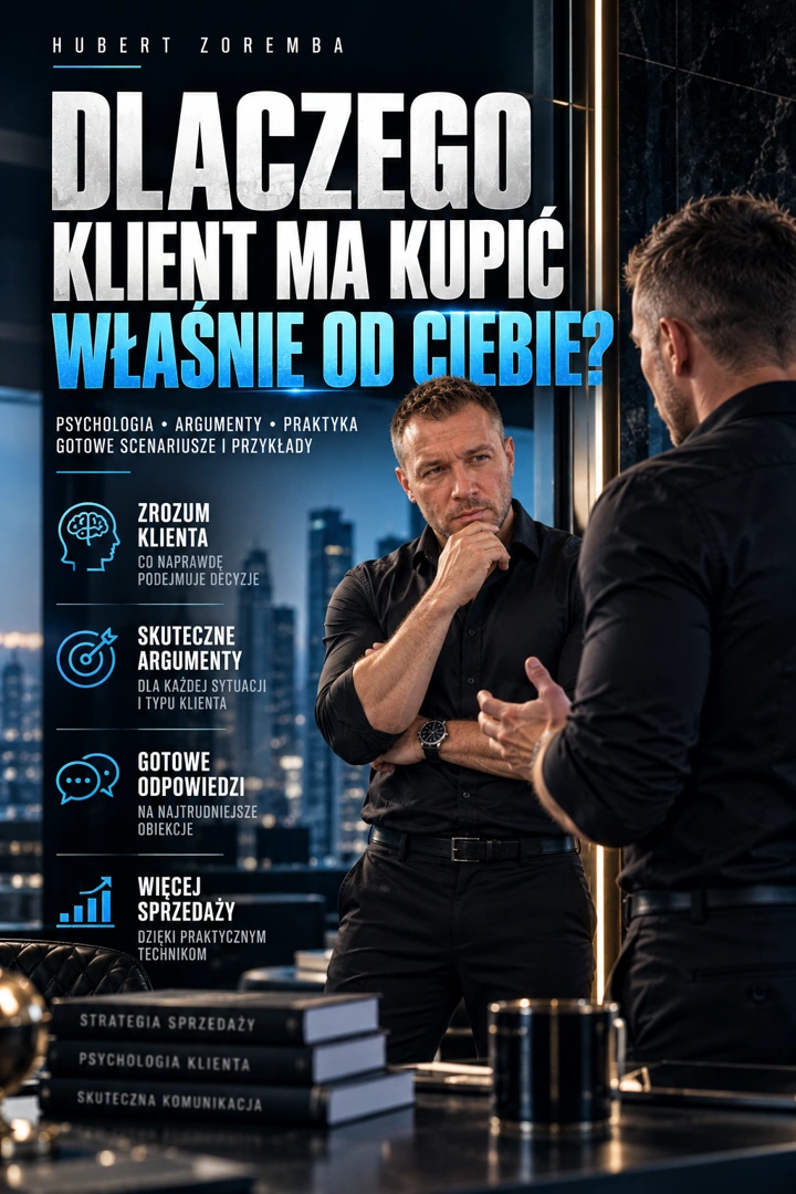 Okładka: Dlaczego klient ma kupić właśnie od Ciebie? — Hubert Zoremba